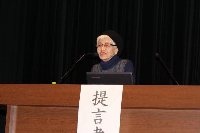 「高齢社会をよくする女性の会・京都」代表で本会理事の中西豊子さんは、時々京都弁が。